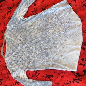 Light Blue Stars Long Sleeve